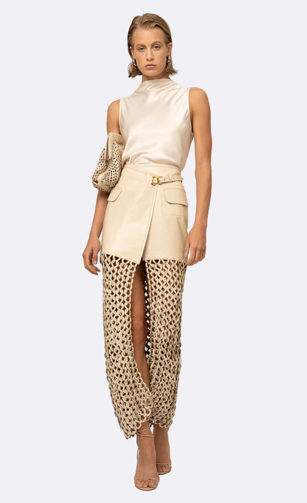 Kallan Skirt - Creme Skirt Nonchalant Label
