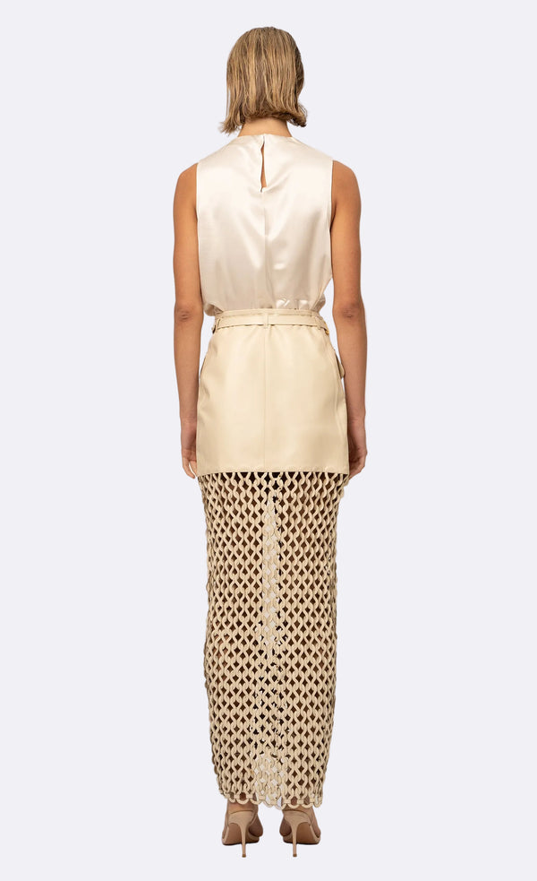Kallan Skirt - Creme Skirt Nonchalant Label
