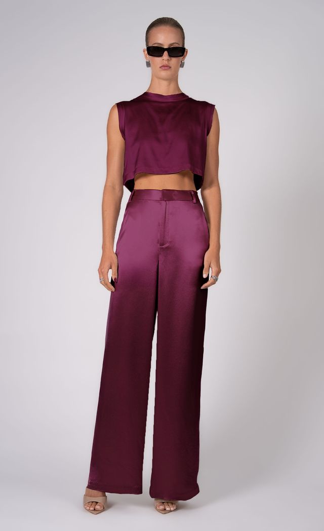 Esme Pant - Plum PANT Nonchalant Label