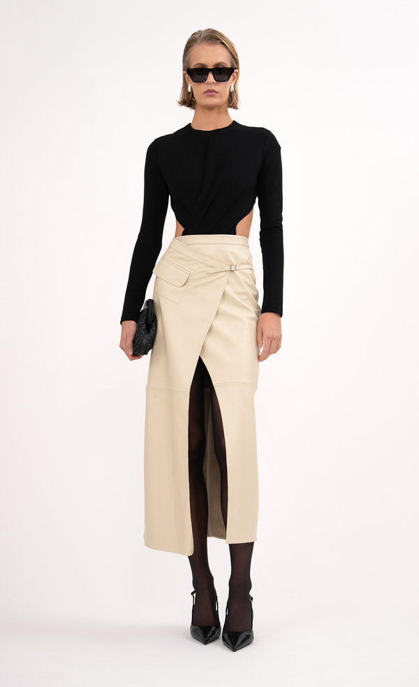 Celeste Leather Skirt Skirt Nonchalant Label