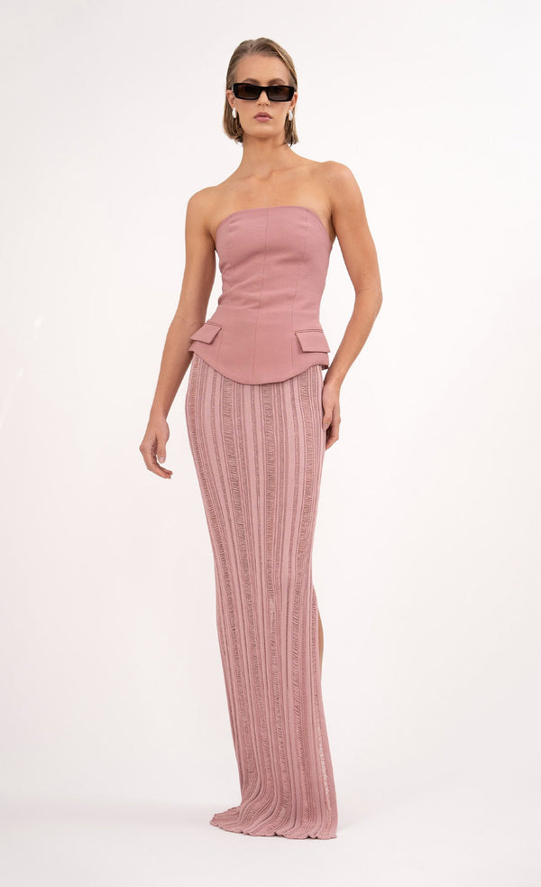 Lilia Skirt - Mauve Skirt Nonchalant Label