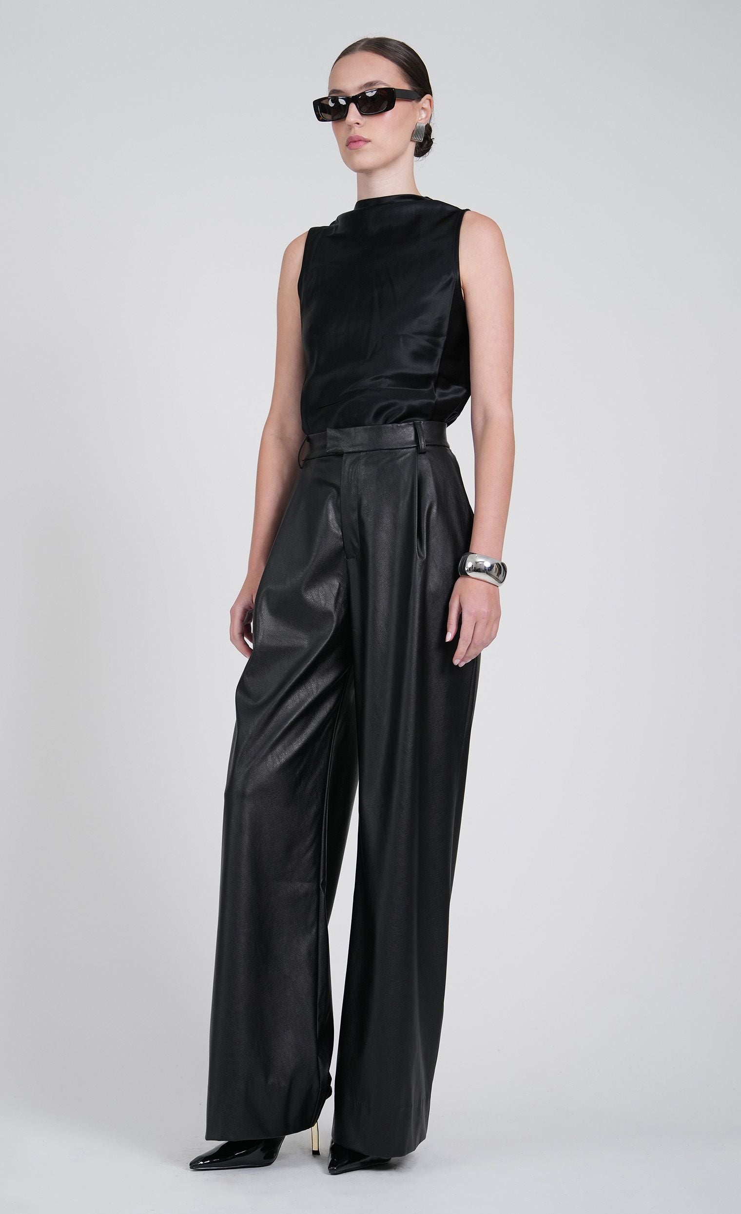 Lainey Top - Black Top Nonchalant Label