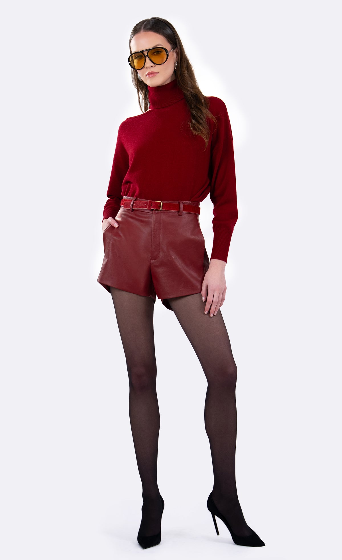 Silvi Cashmere Sweater - Ruby Sweater Nonchalant Label