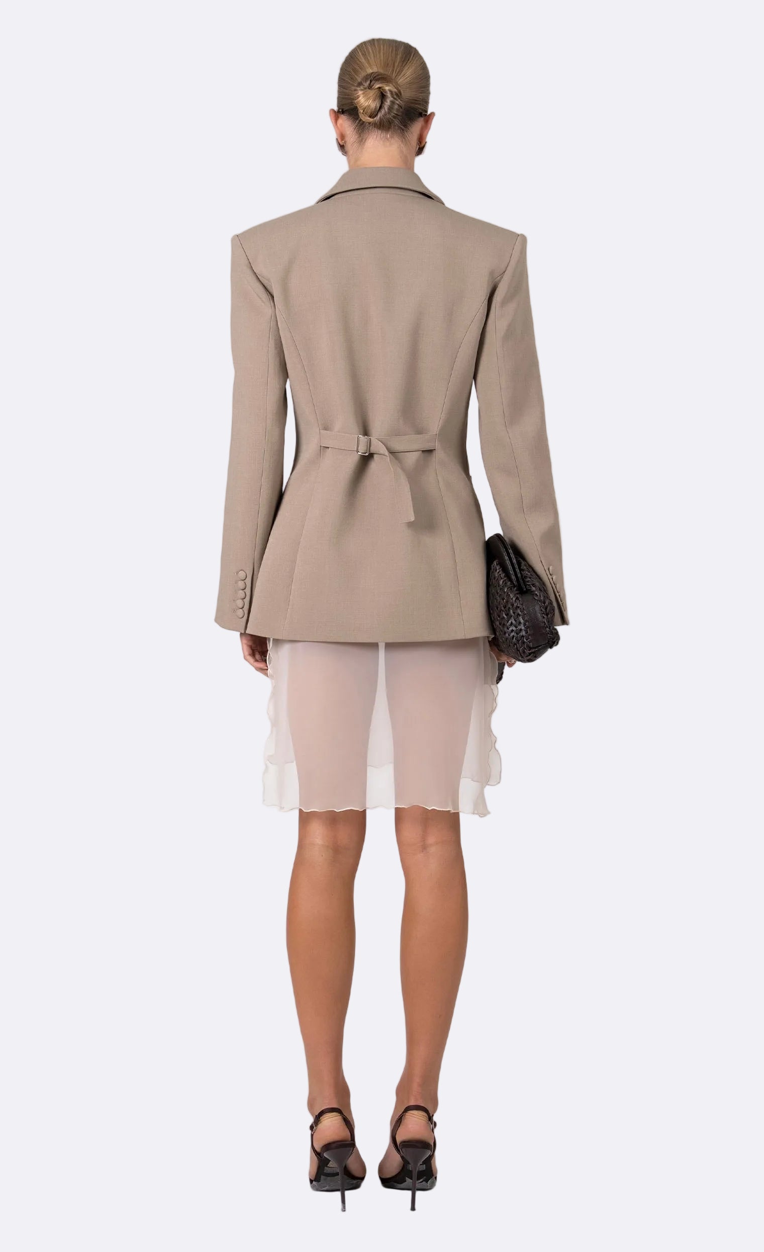 Aveline Blazer - Taupe Blazer Nonchalant Label