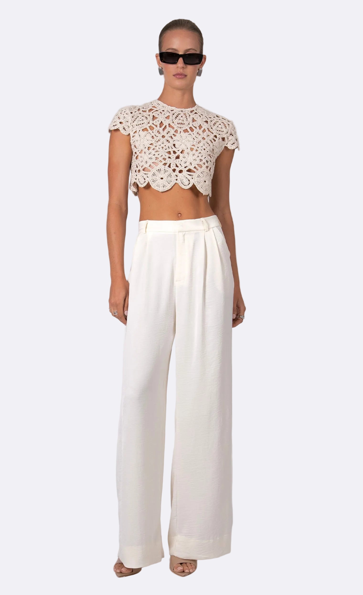 Constance Crop Crop Top Nonchalant Label