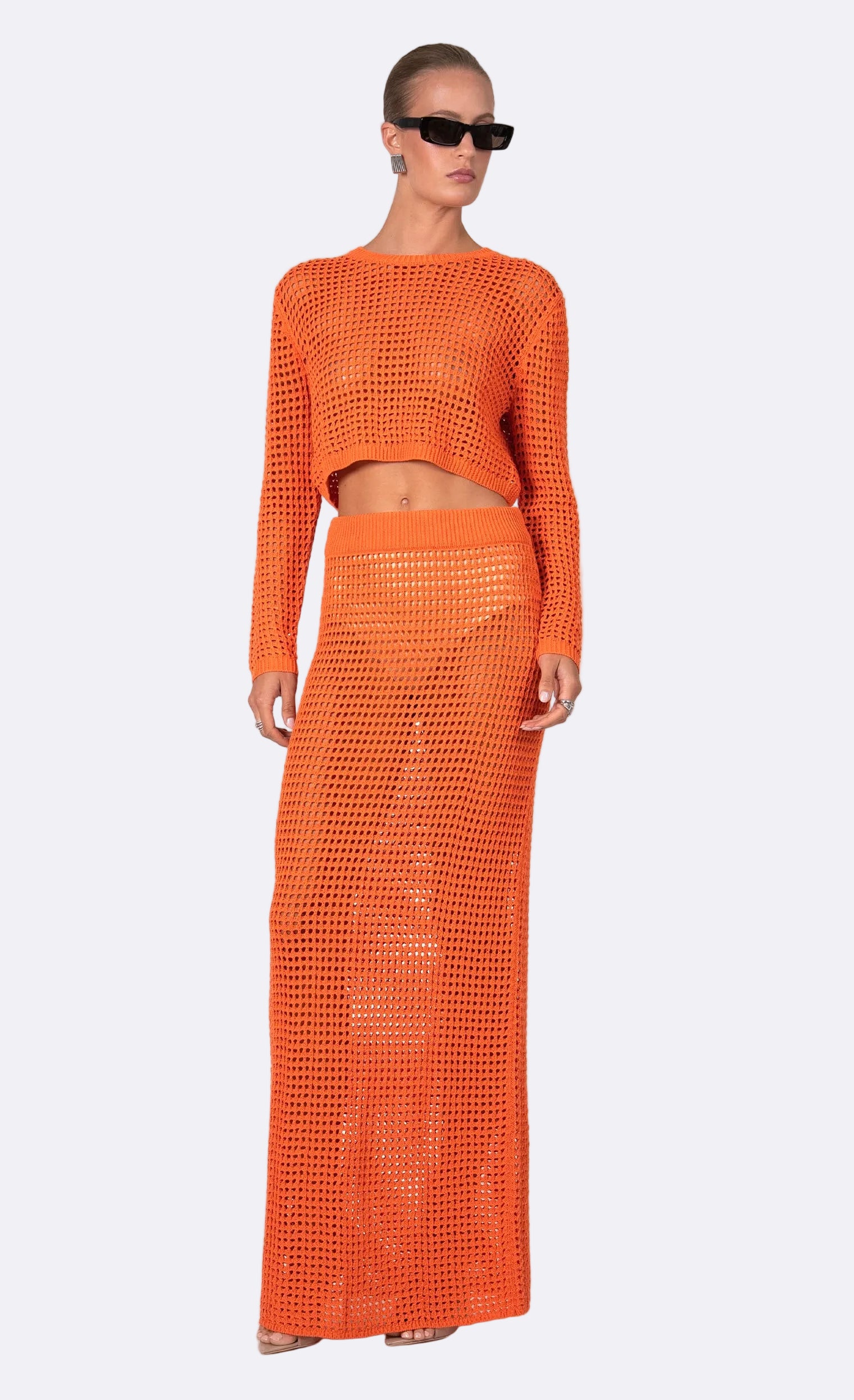 Brianna Maxi Skirt - Aperol Skirt Nonchalant Label