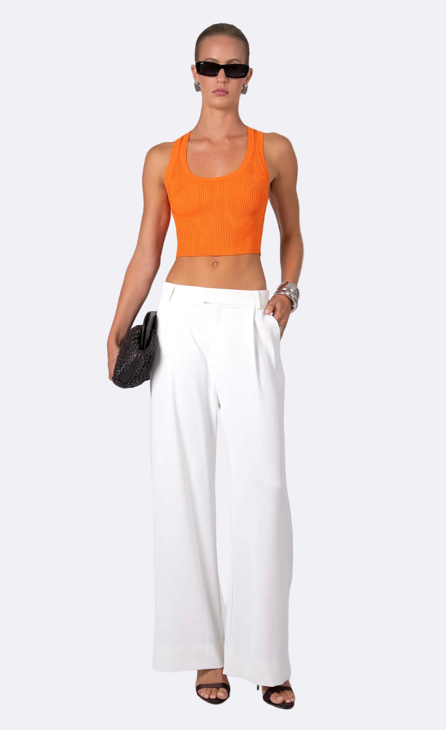 Eve Crop - Aperol Top Nonchalant Label