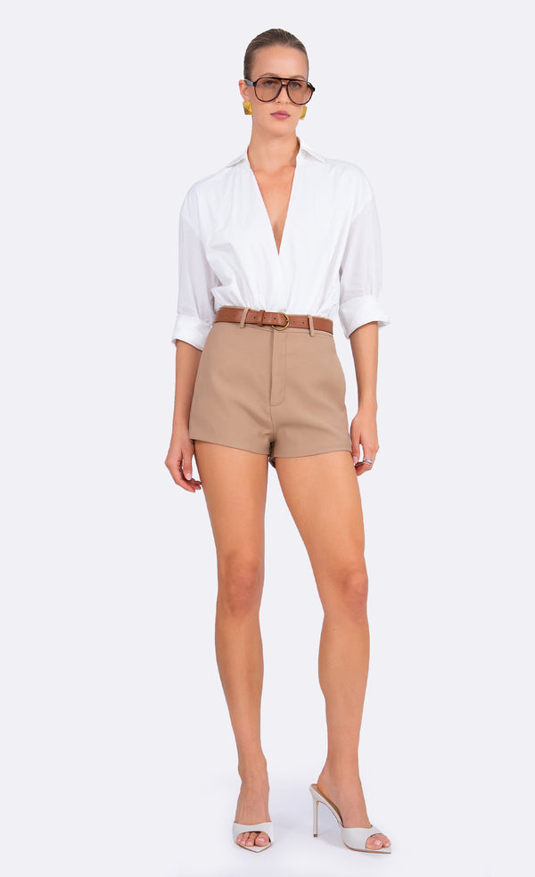 Gia Short - Camel SHORT Nonchalant Label