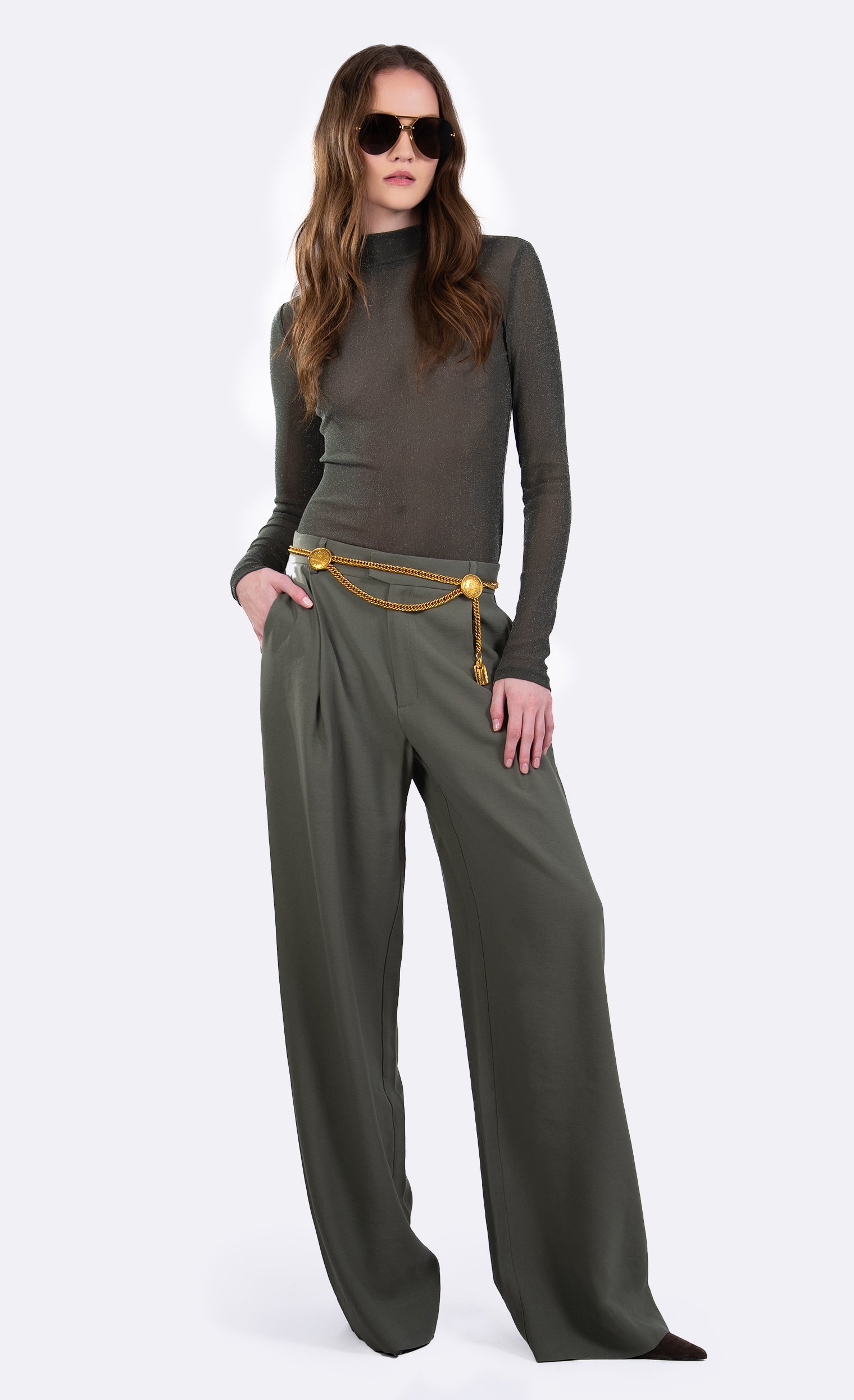 Callie Top - Moss Top Nonchalant Label