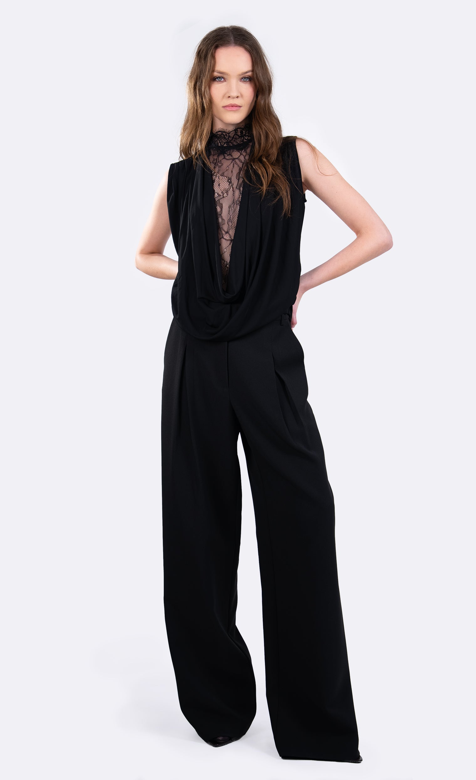 Jenna Top - Black Top Nonchalant Label