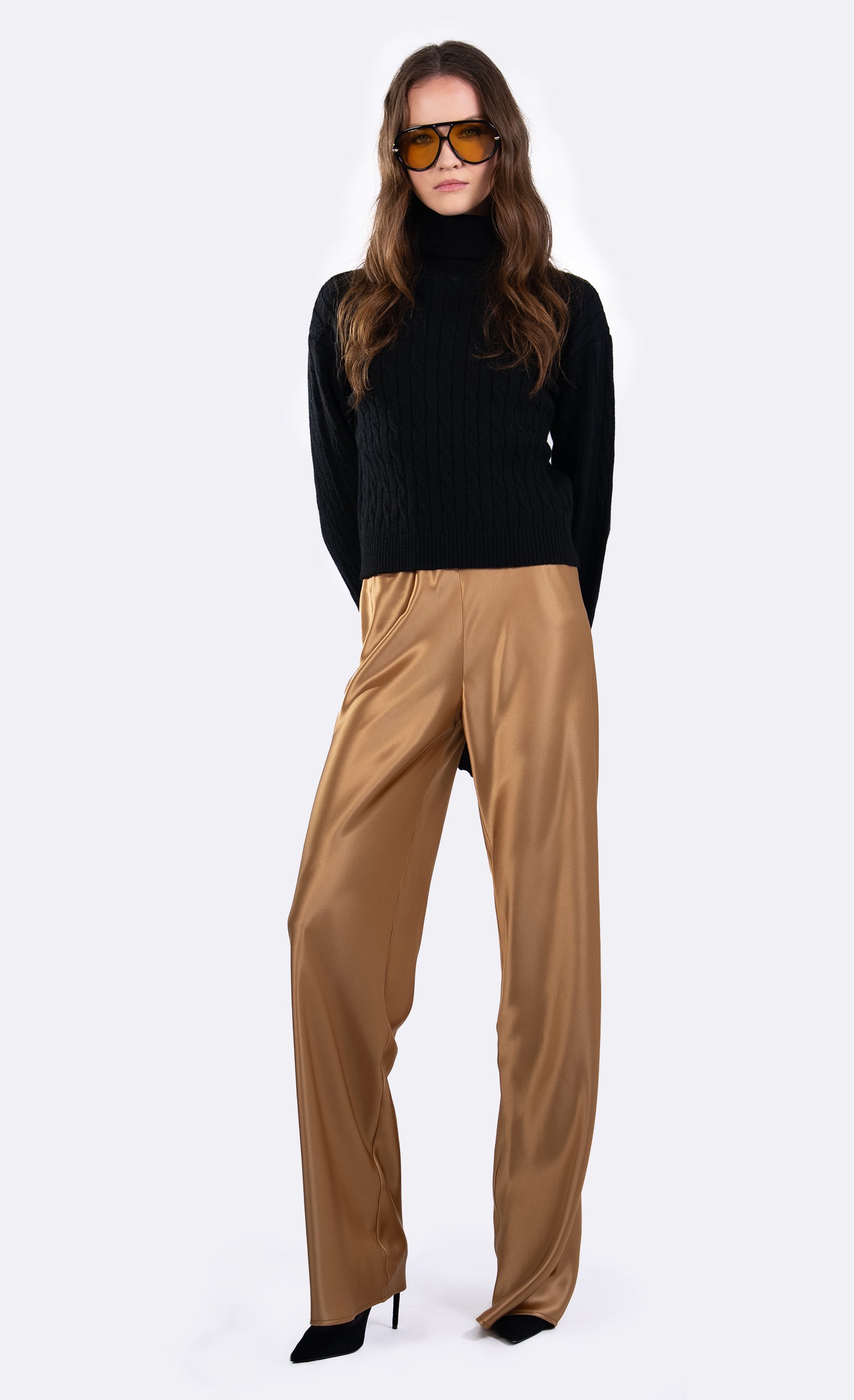 Norma Pant - Gold PANT Nonchalant Label