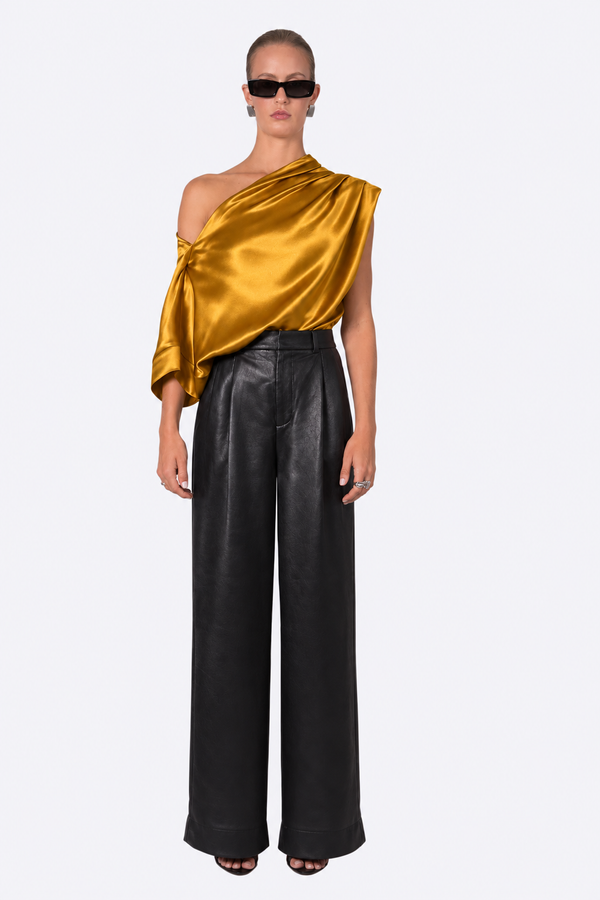 Lea Blouse - Ochre Blouse Nonchalant Label