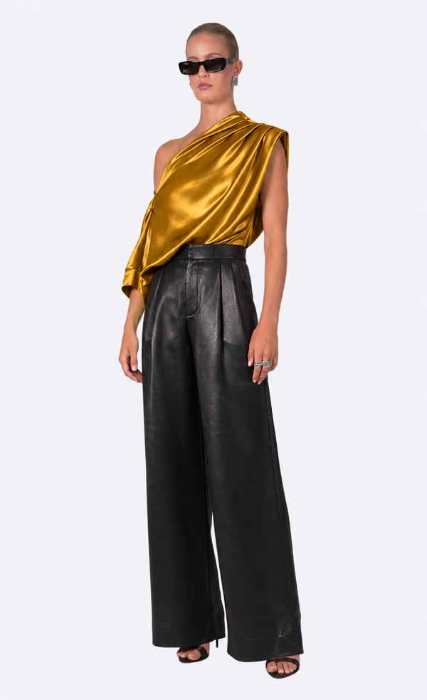 Lea Blouse - Ochre Blouse Nonchalant Label