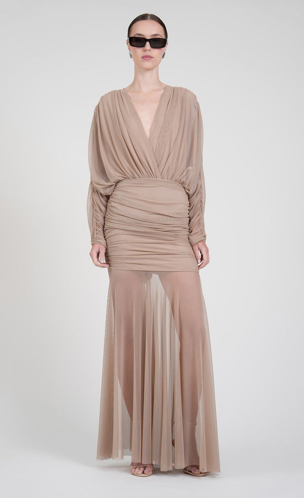 Pia Bodysuit - Taupe Bodysuit Nonchalant Label