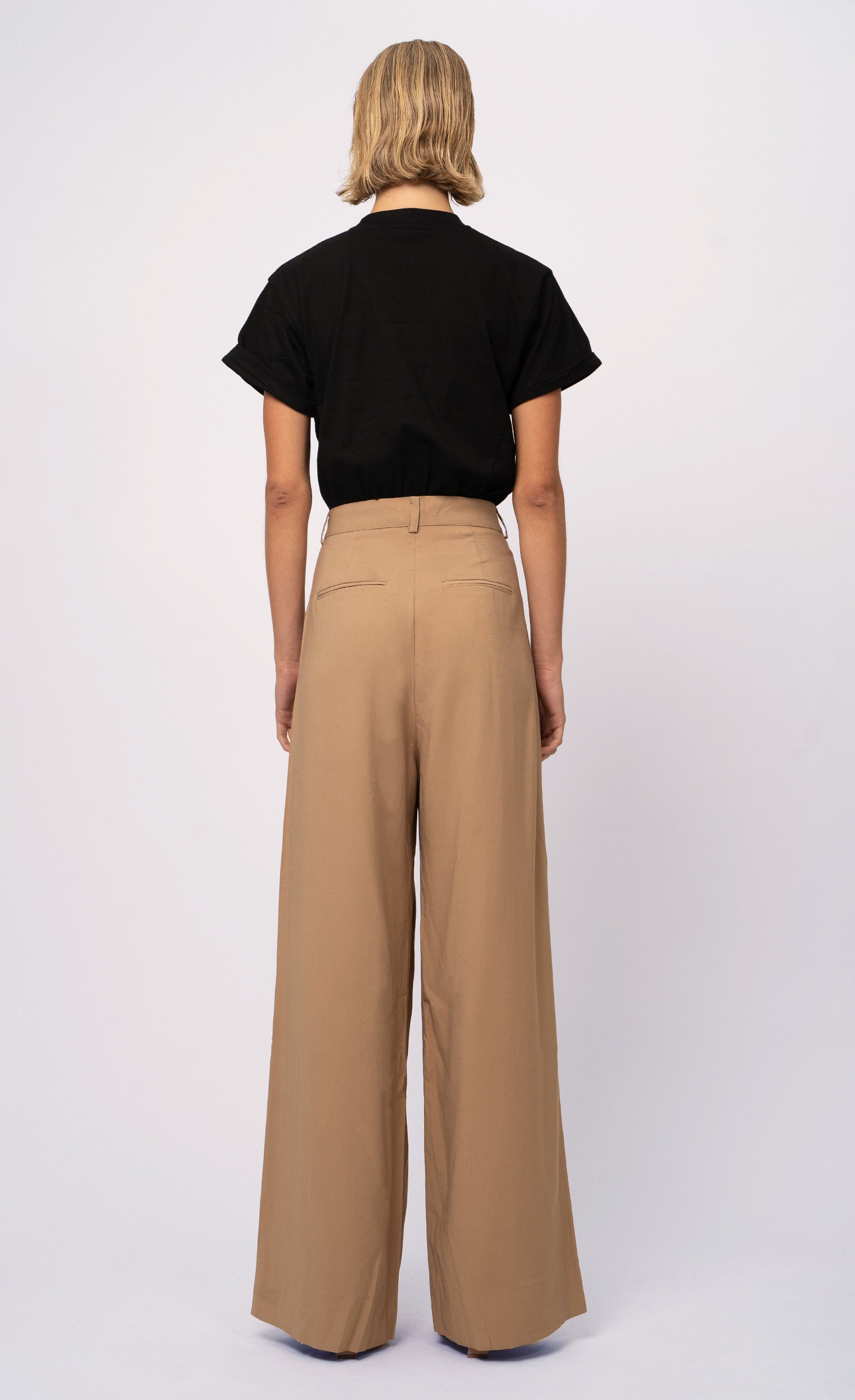 Fabi Wide Leg Pant - Camel – Nonchalant Label