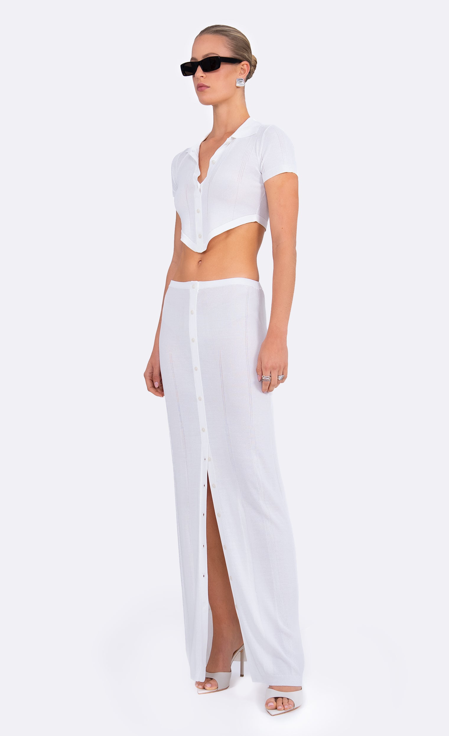 Palmer Crop Crop Top Nonchalant Label