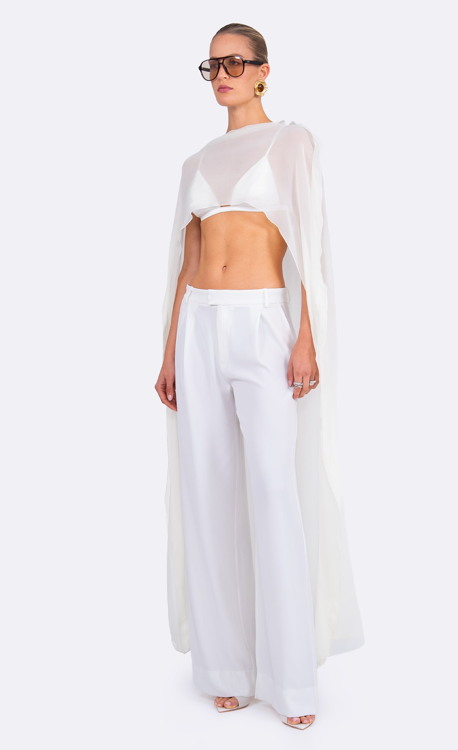 Chiara Silk Top Top Nonchalant Label
