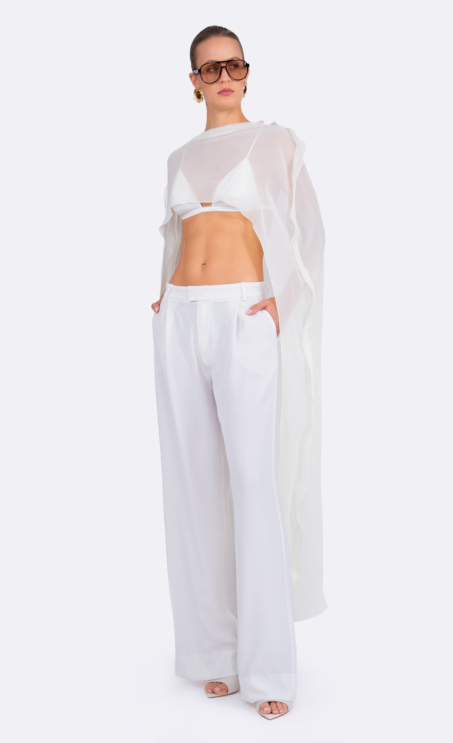 Chiara Silk Top Top Nonchalant Label