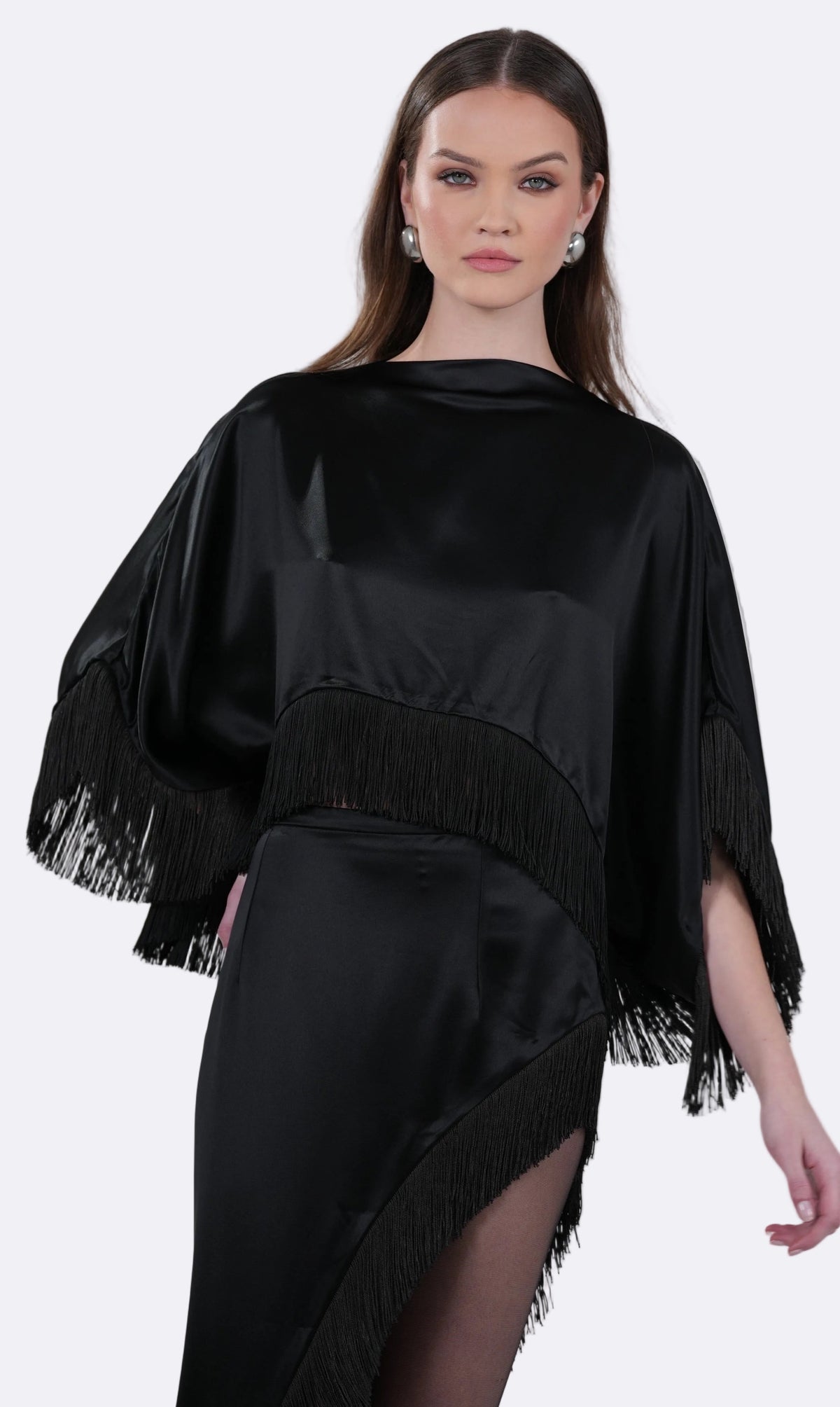 Alma Top - Black Top Nonchalant Label