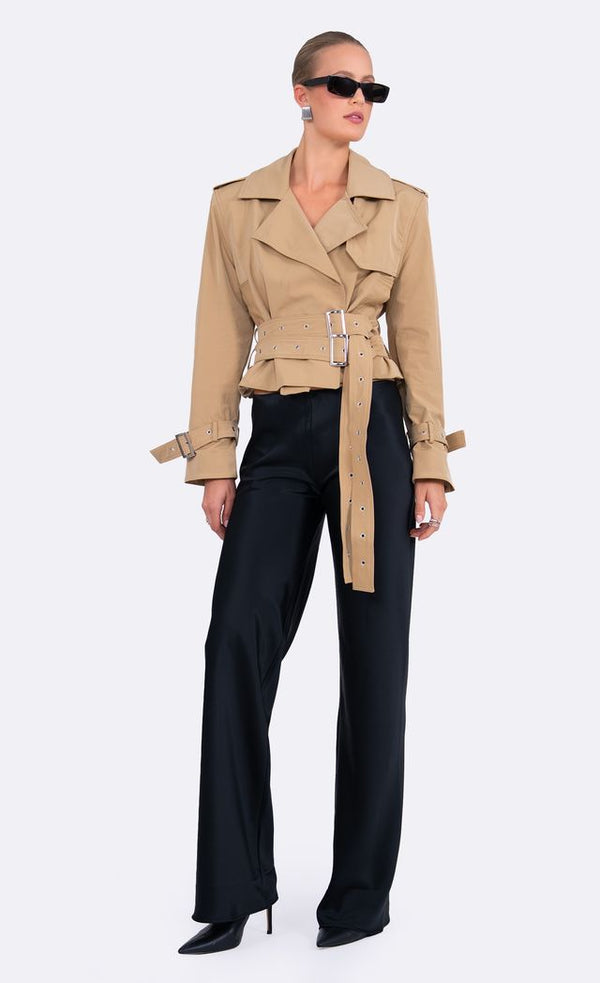 Maxie Trench Trench Coat Nonchalant Label