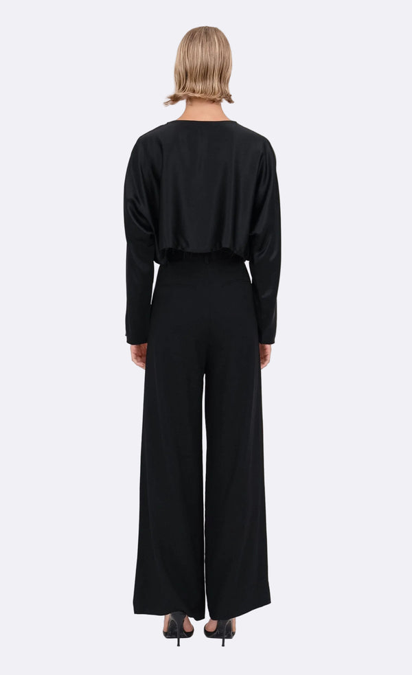 Fabi Wide Leg Pant - Black nonchalantlabel