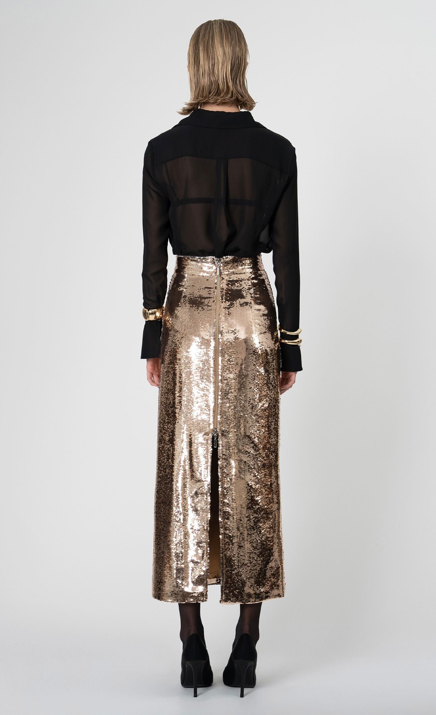 Val Blouse Set - Black Top Nonchalant Label