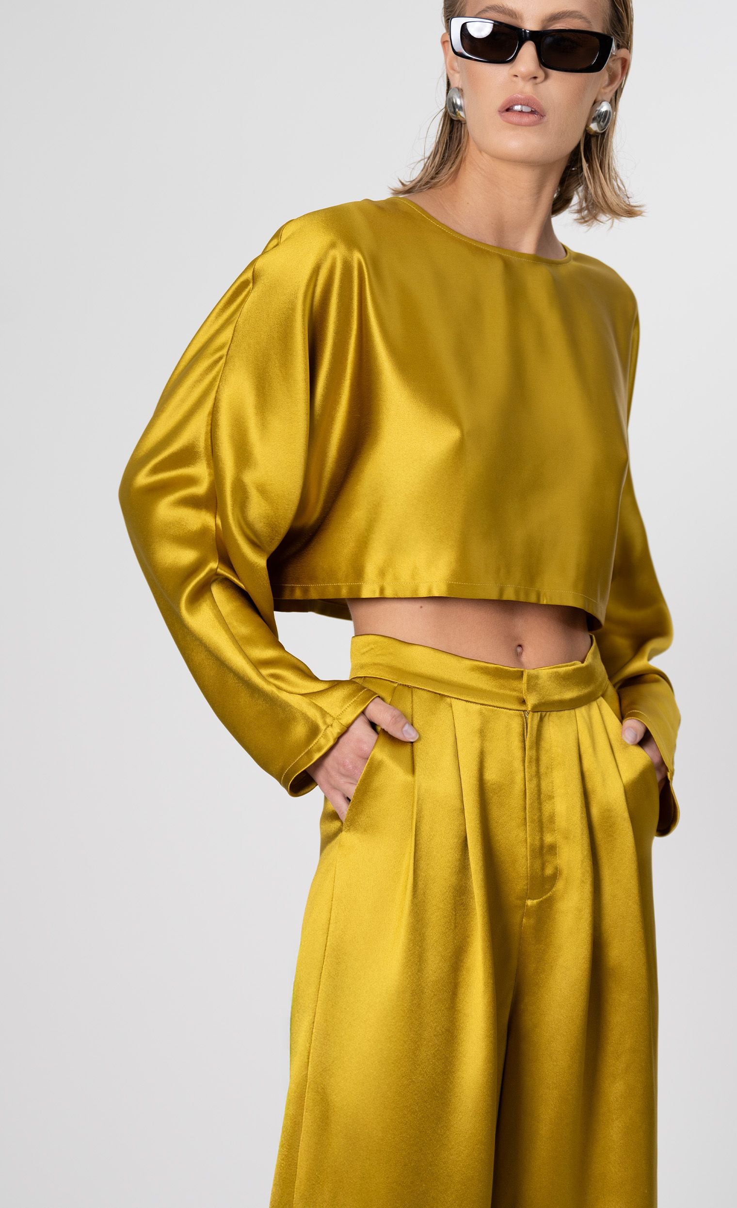 Emmy Blouse - Ochre Top Nonchalant Label