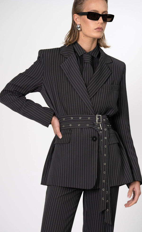 Axel Blazer - Gray Top Nonchalant Label