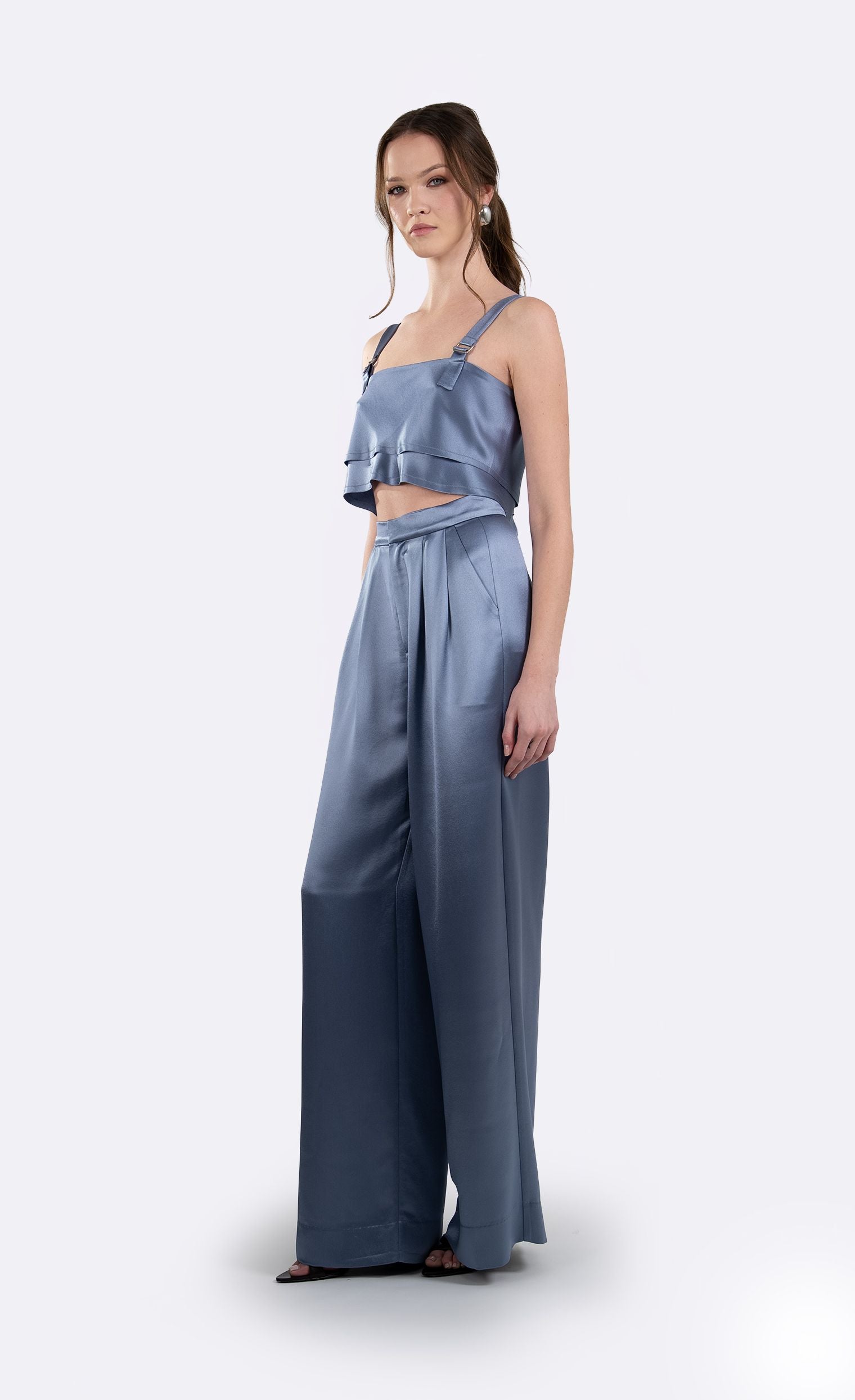 Paris Pant - Steel Blue PANT Nonchalant Label
