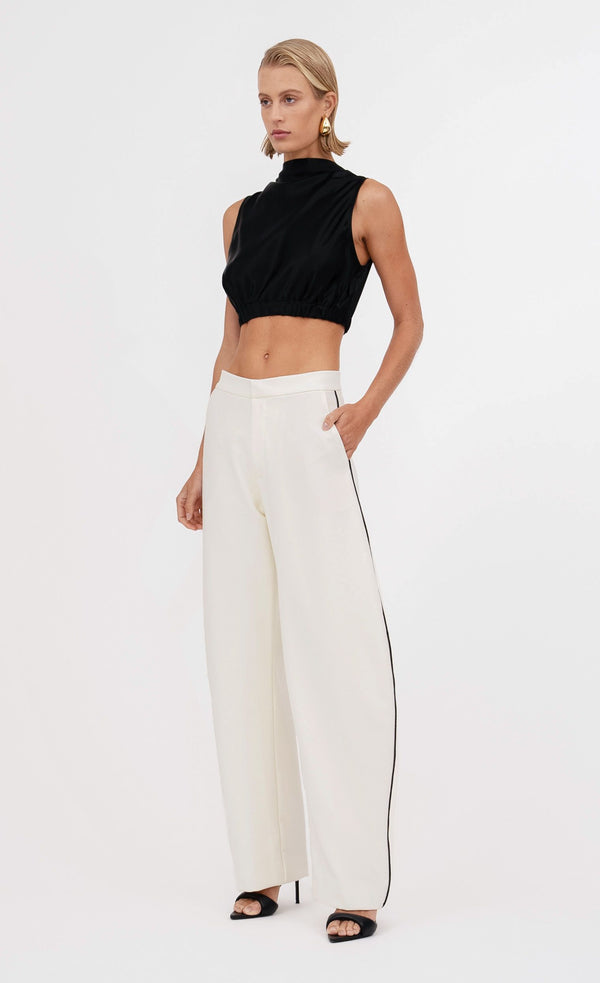 Reese Crop - Black Crop Top Nonchalant Label