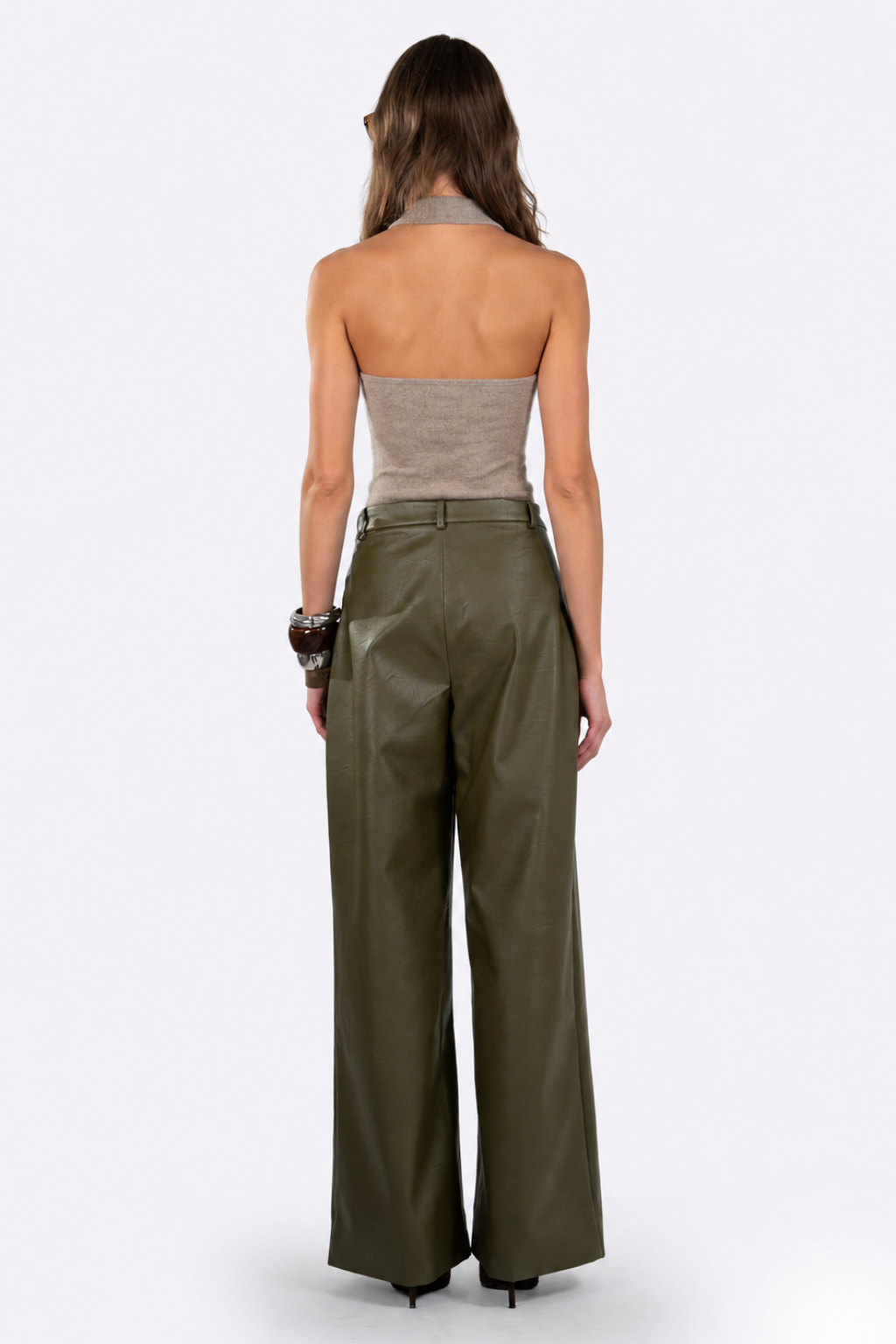 Salome Pant - Olive PANT Nonchalant Label