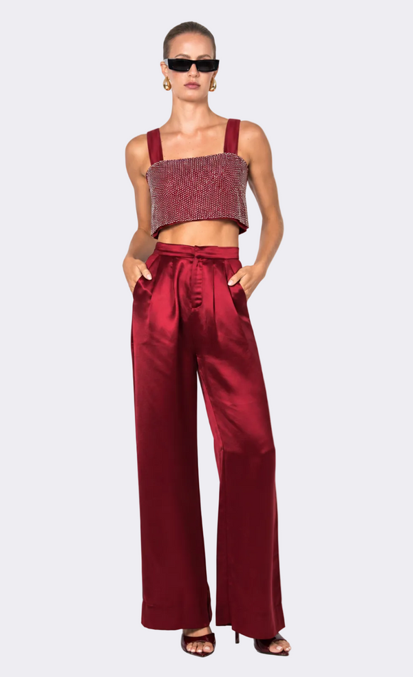 Paris Pant - Ruby Apparel & Accessories Nonchalant Label