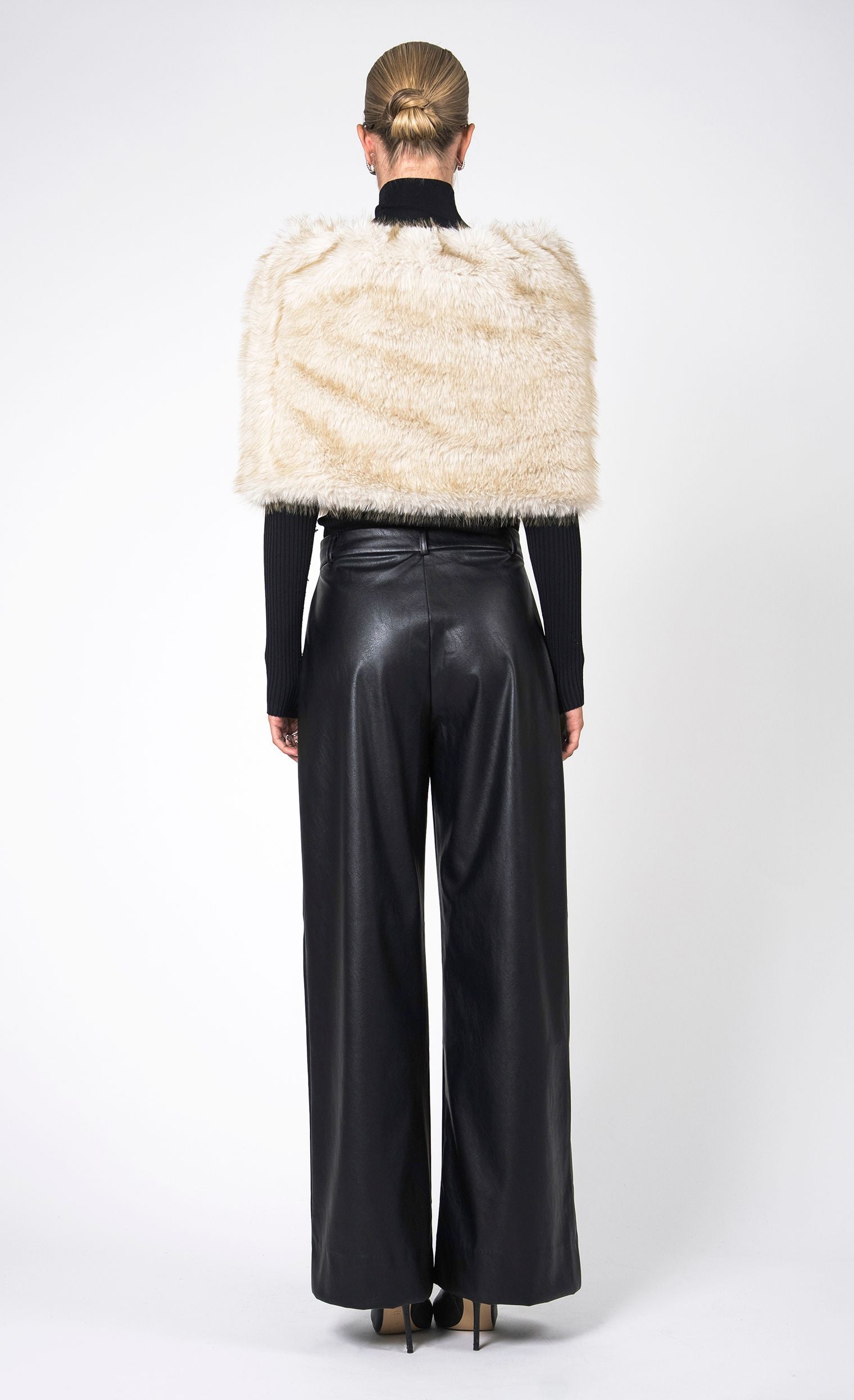 Pascale Faux Fur Shawl Shawl Nonchalant Label
