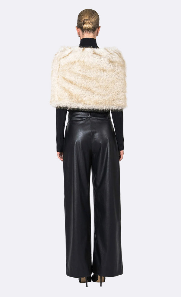 Pascale Faux Fur Shawl Shawl Nonchalant Label