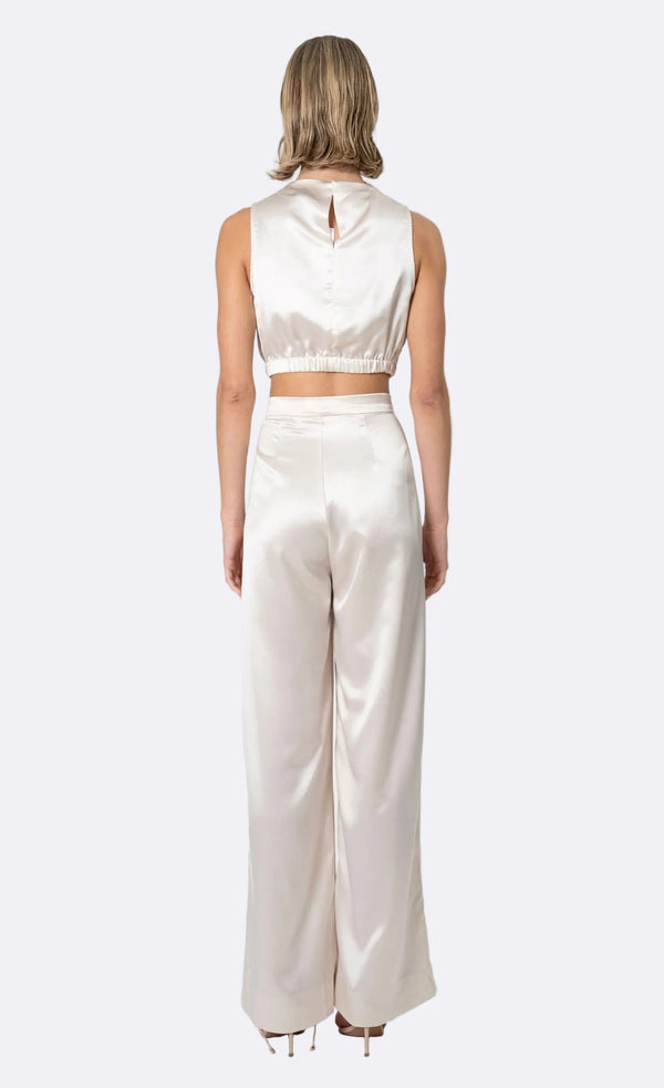 Reese Crop - Champagne Crop Top Nonchalant Label