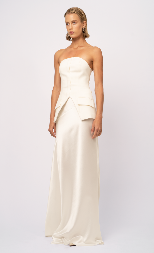 Lara Maxi Skirt - White Skirt Nonchalant Label