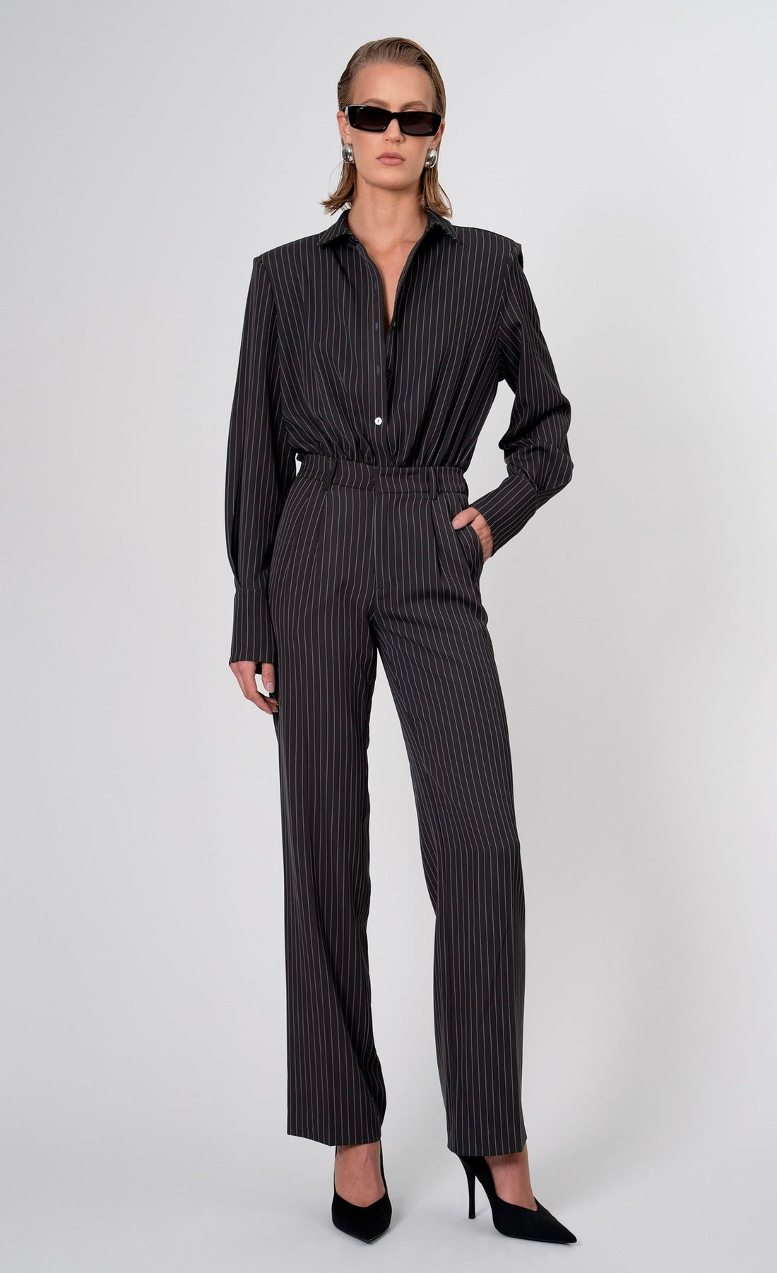 Harlow Pant - Gray PANT Nonchalant Label