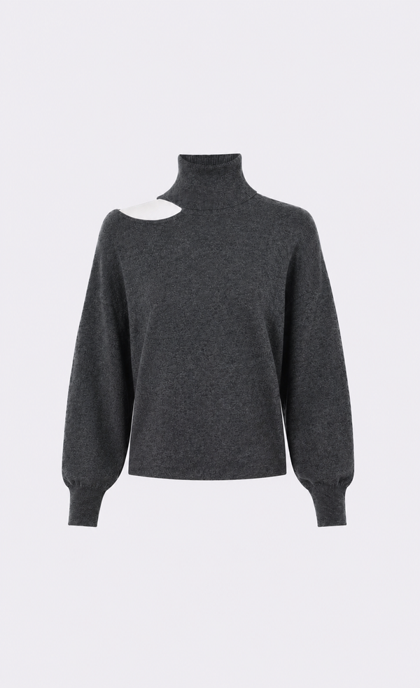 Silvi Cashmere Sweater - Gray Sweater Nonchalant Label