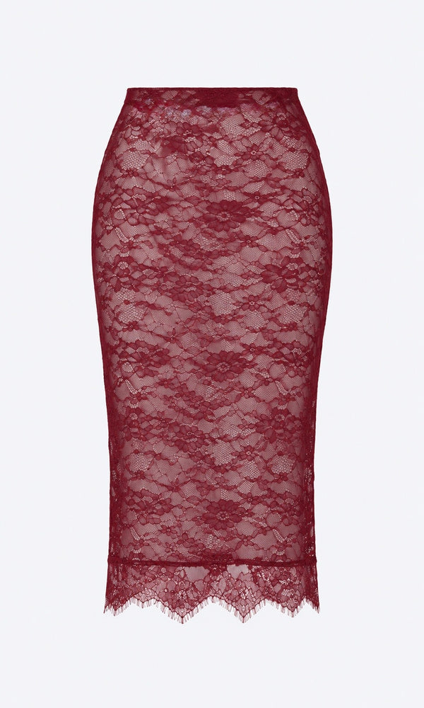 Stella Midi Skirt - Ruby Skirt Nonchalant Label