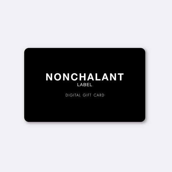 Gift Card Nonchalant Label