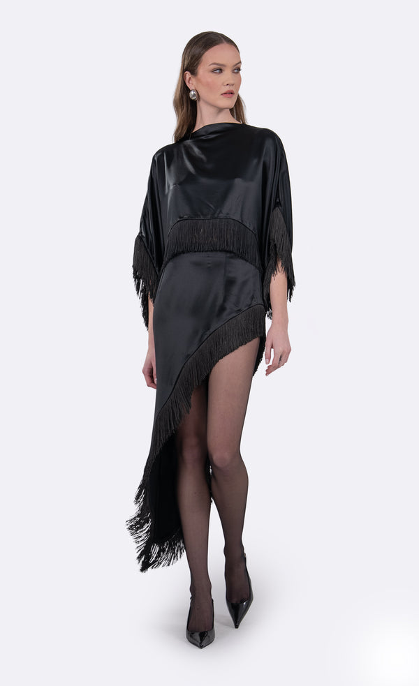 Alma Top - Black Top Nonchalant Label