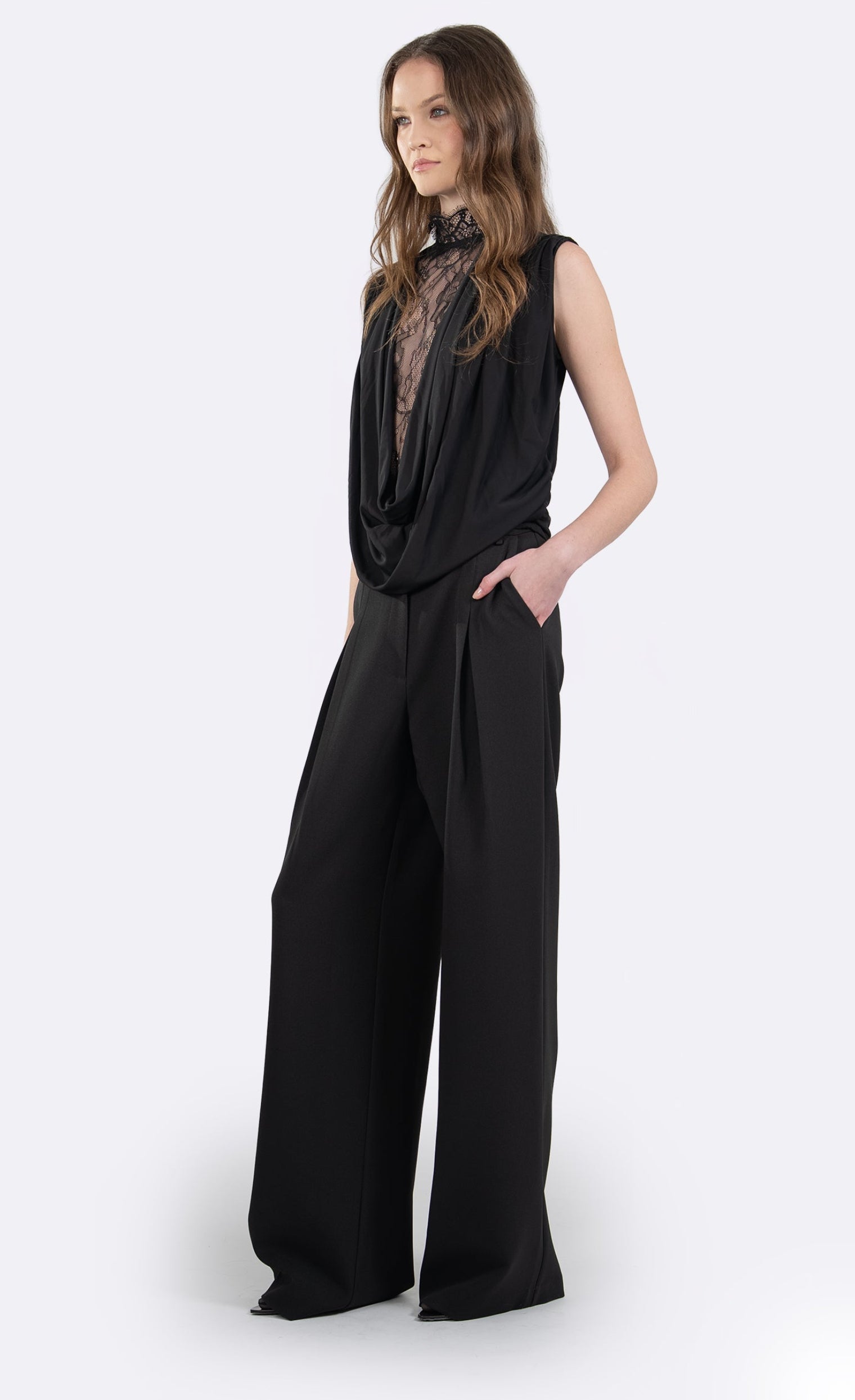 Jenna Top - Black Top Nonchalant Label