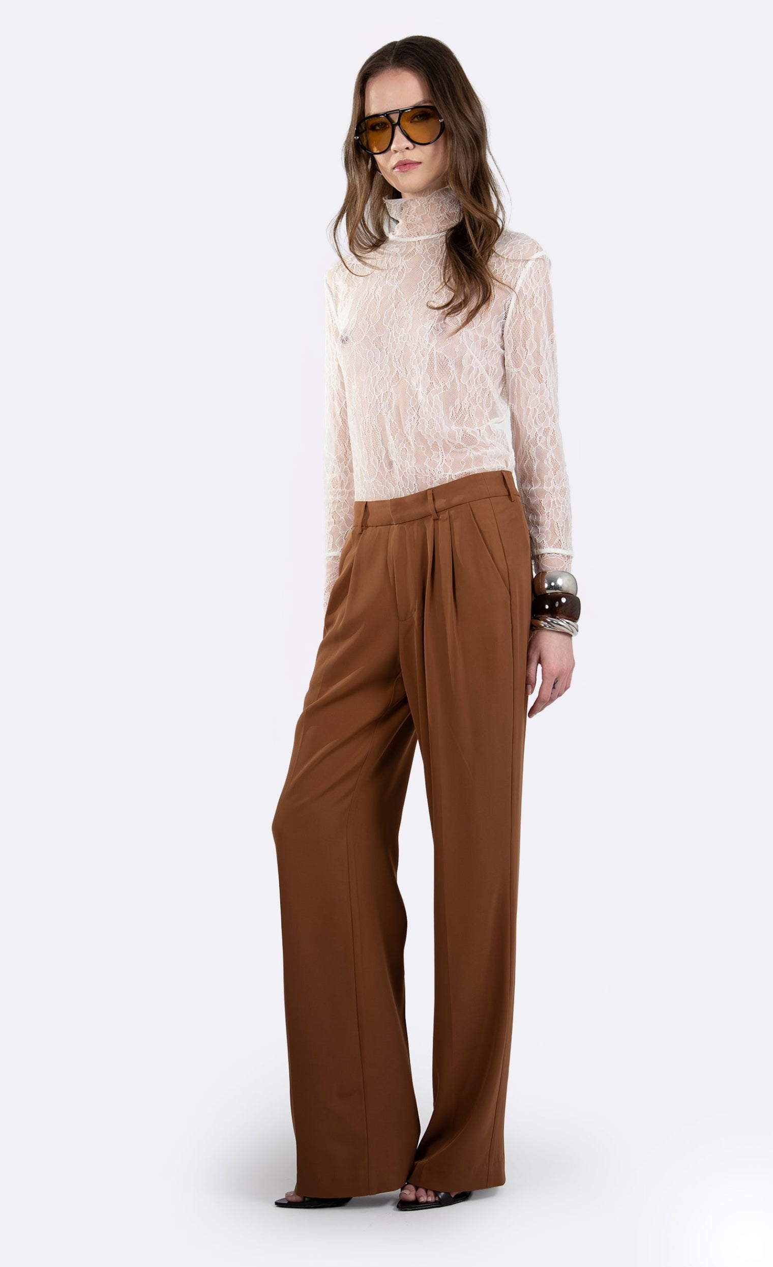 Mary Lace Top - White Top Nonchalant Label