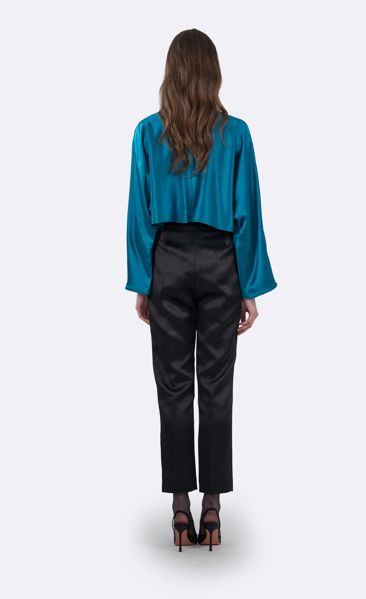 Ingrid Top - Teal Top Nonchalant Label