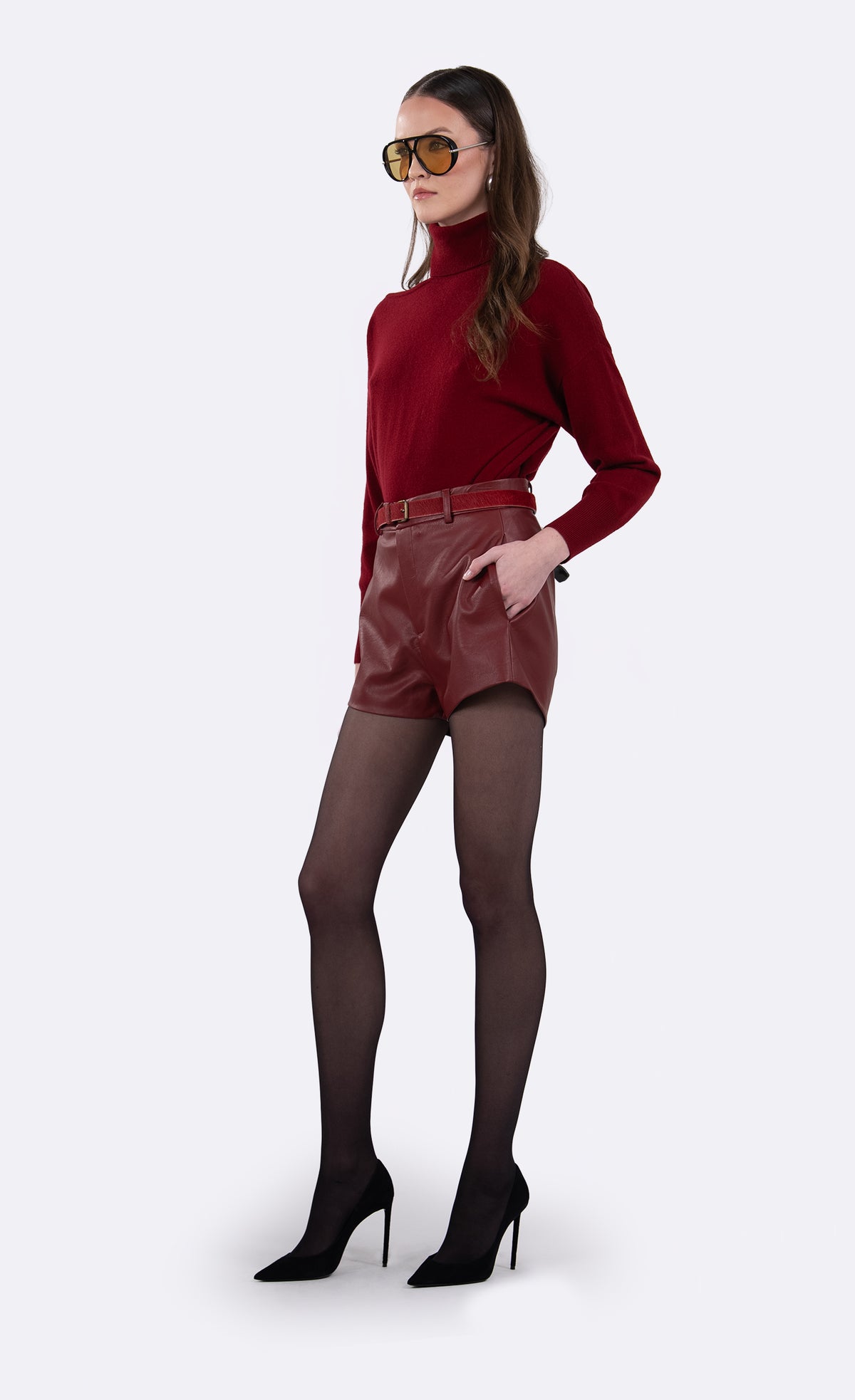 Silvi Cashmere Sweater - Ruby Sweater Nonchalant Label