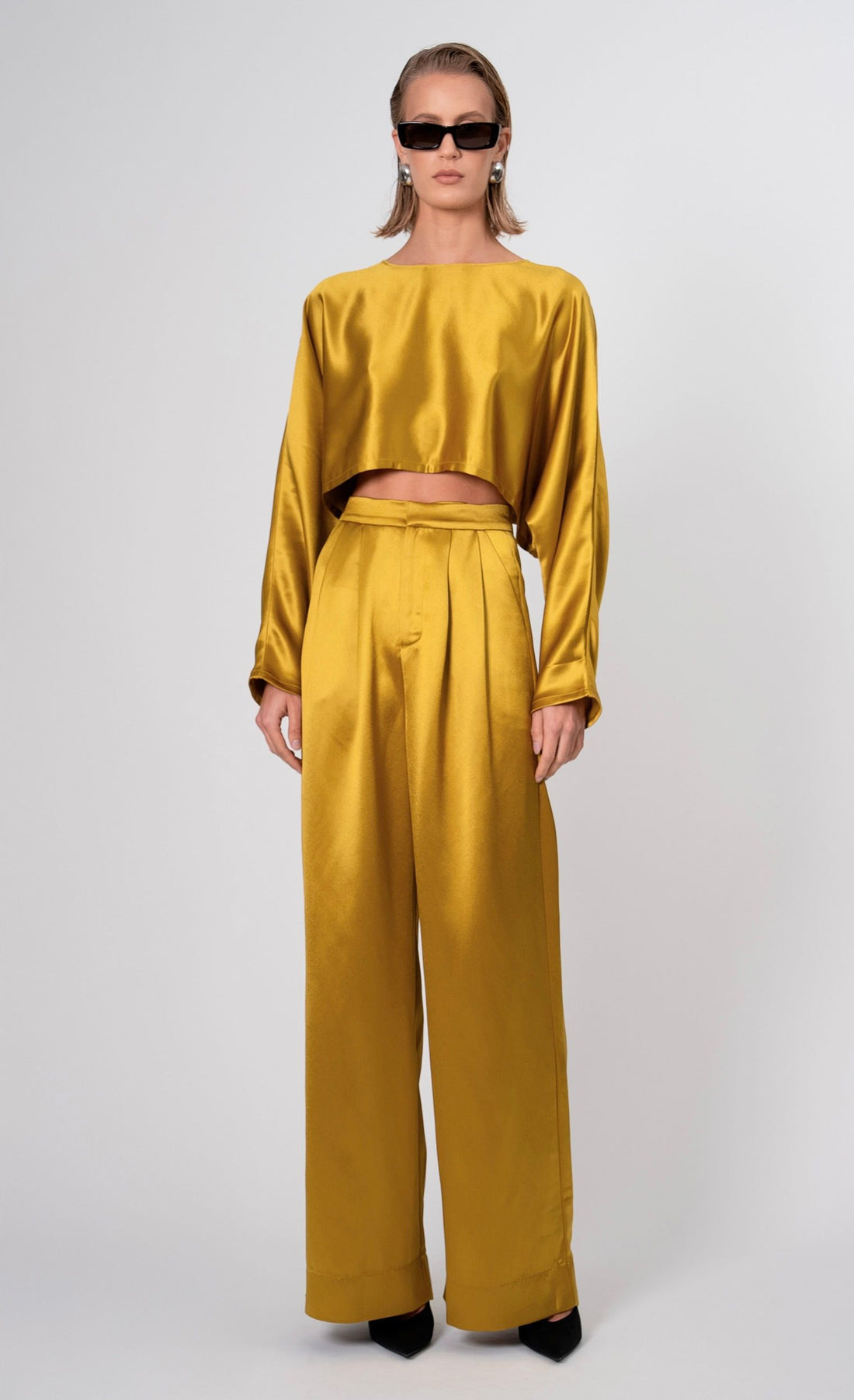 Emmy Blouse - Ochre Top Nonchalant Label