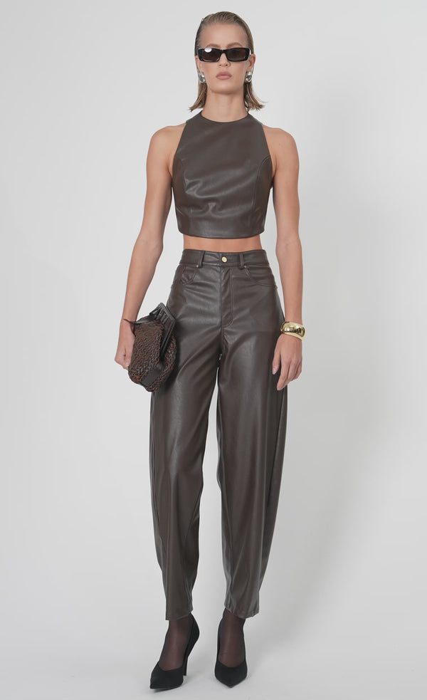 Perrie Crop Top Nonchalant Label