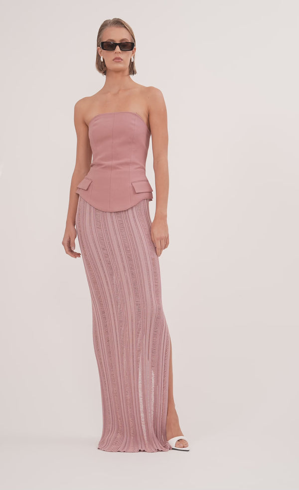 Lilia Skirt - Mauve Skirt Nonchalant Label