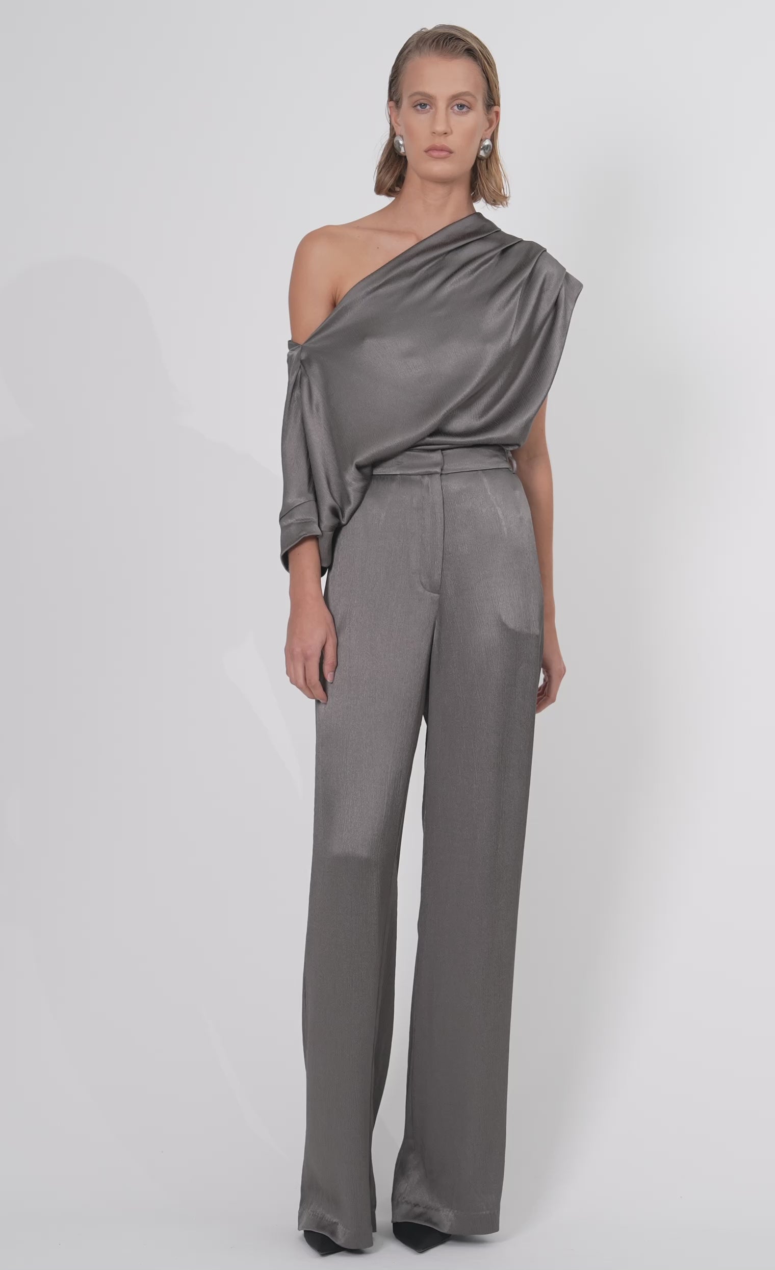Pauline Pant - Slate PANT Nonchalant Label