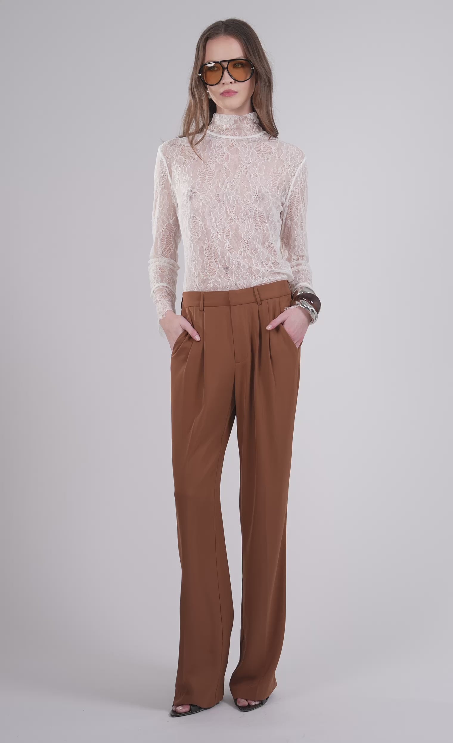Mary Lace Top - White Top Nonchalant Label